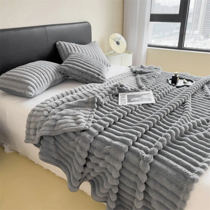 Thick Striped Blanket