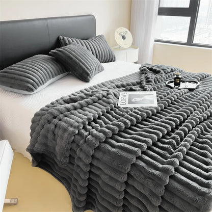 Thick Striped Blanket