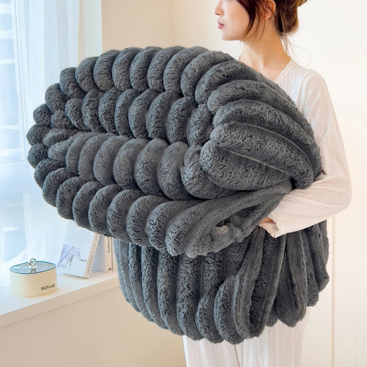 Thick Striped Blanket